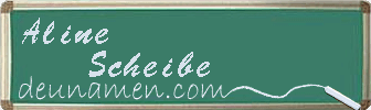 Aline Scheibe Visitenkarte